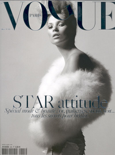 Kate Moss IMGPh David Sims Paris Vogue March 04