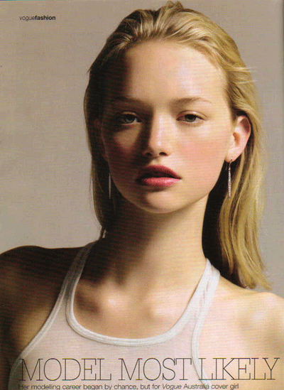 But as the dust settles it was Gemma Ward who loomed large during the FW04